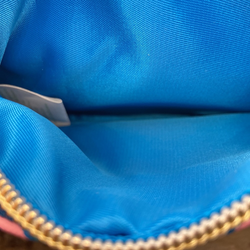 Lilly Pulitzer Botanical Green Top Zip Wallet Bamboo gold metal hardware NWOT!!! - Picture 6 of 6